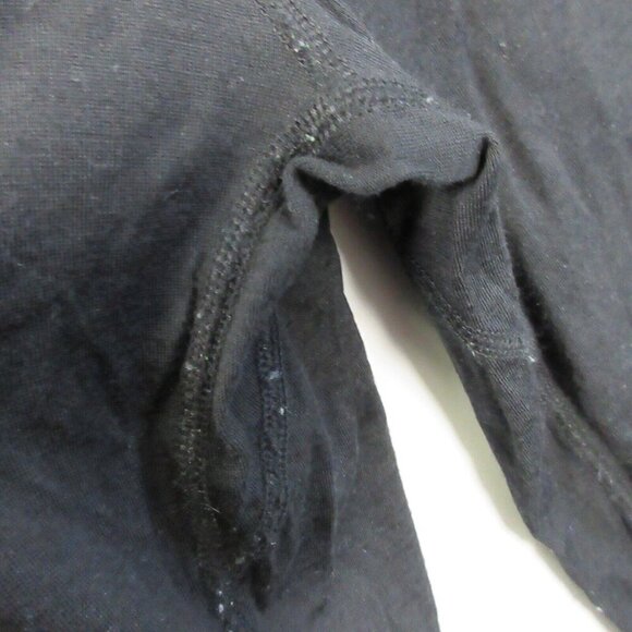 Icebreaker Merino Bodyfit 200 Hoodie Women M Black Quarter Zip Long Sleeve 224 - Picture 10 of 14